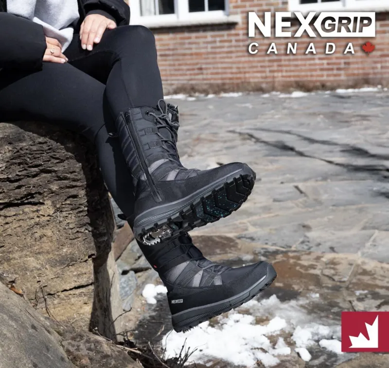 Nexgrip Canada Ice Simone Women's Boot in Black-2