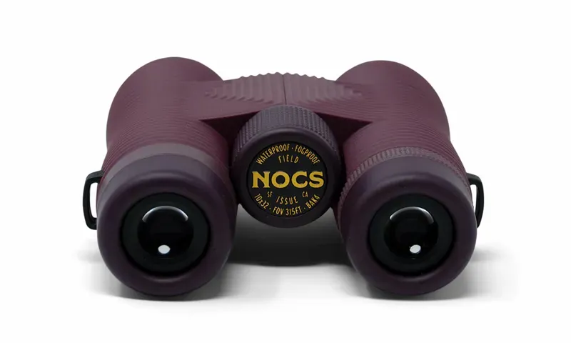 Nocs Field Issue 10x32 Waterproof Binoculars in Oxblood Maroon-3