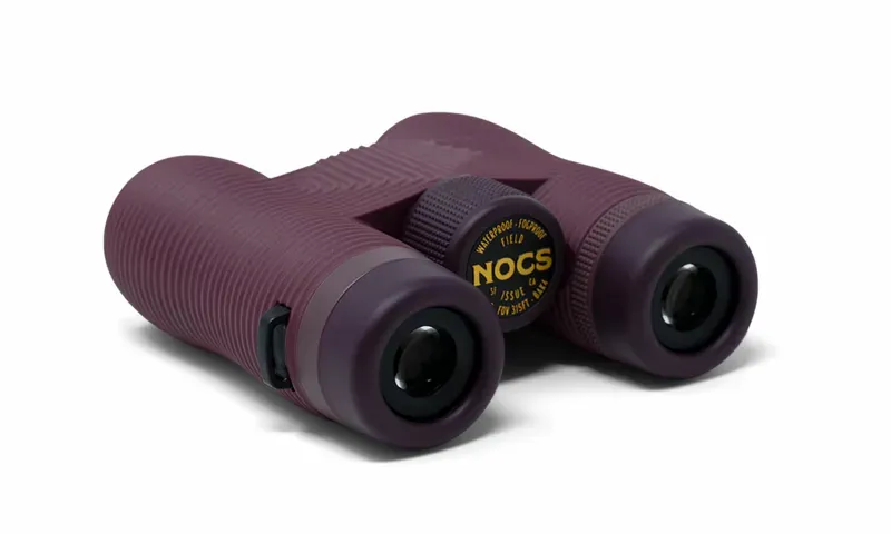 Nocs Field Issue 10x32 Waterproof Binoculars in Oxblood Maroon-4