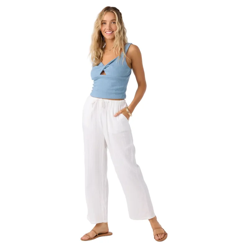 O'Neill Clothing Women's Brenda Pant in White-2