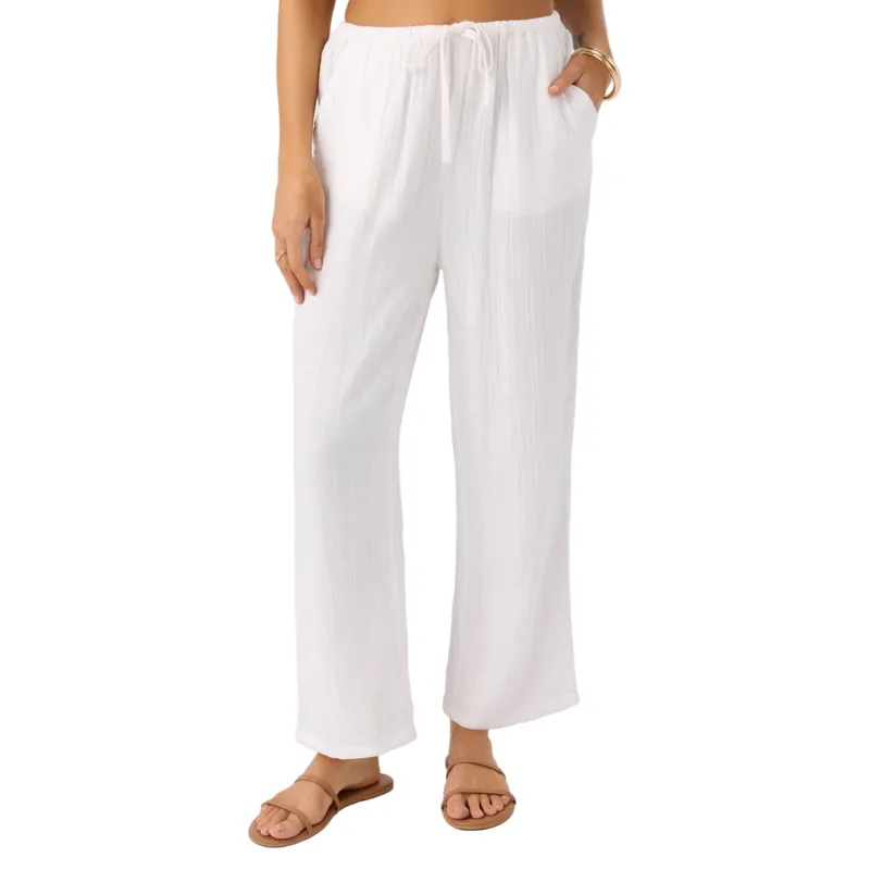 O'Neill Clothing Women's Brenda Pant in White-4