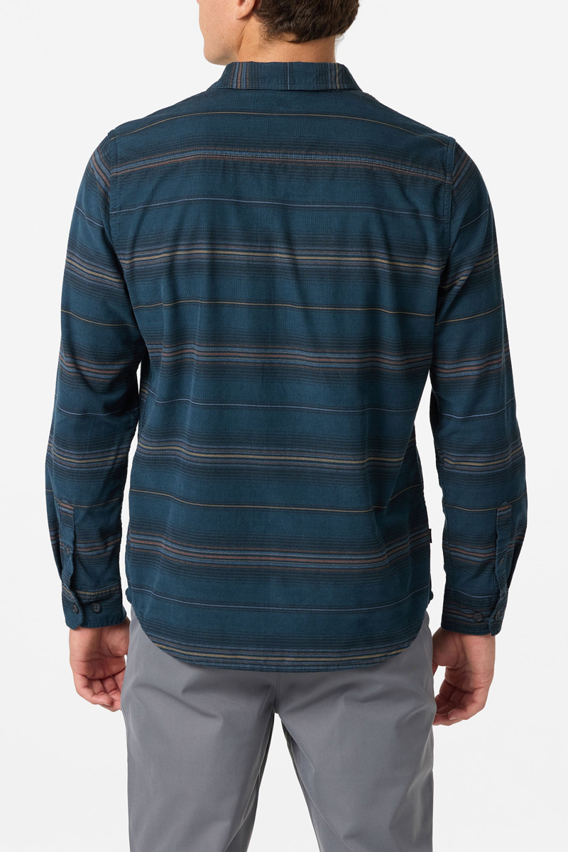 O'Neill Clothing Caruso Stripe Cord in Midnight Navy-2