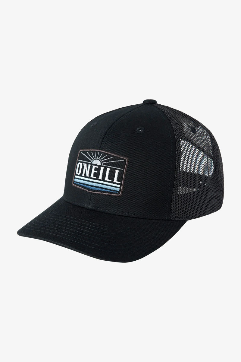 O'Neill Clothing Headquarters Trucker Hat in Black
