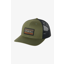 O'Neill Clothing Headquarters Trucker Hat in Dark Olive