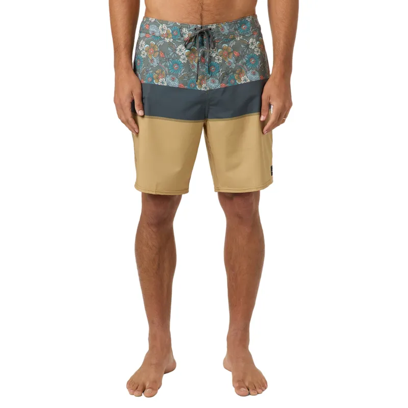 O'Neill Clothing Hyperfreak Heat Block Boardshort 19 inch in Antelope-1