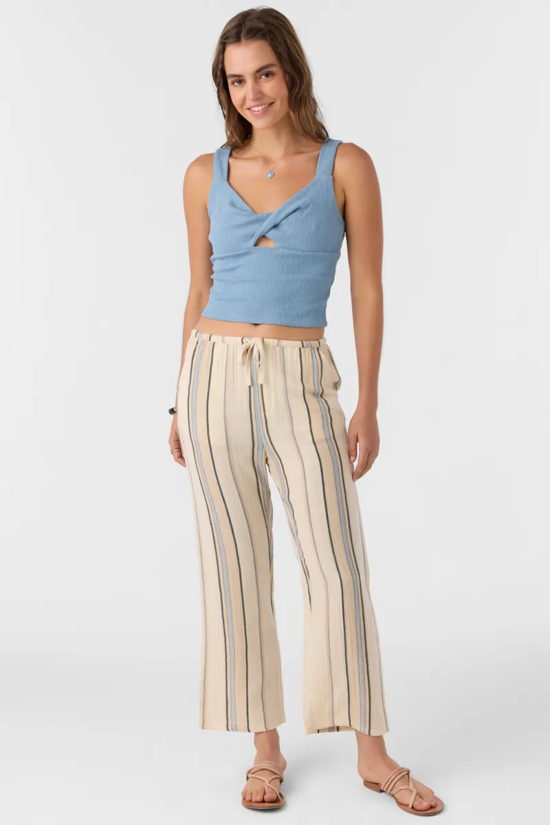 O'Neill Clothing Women's Jayde Knit Tank in Faded Denim