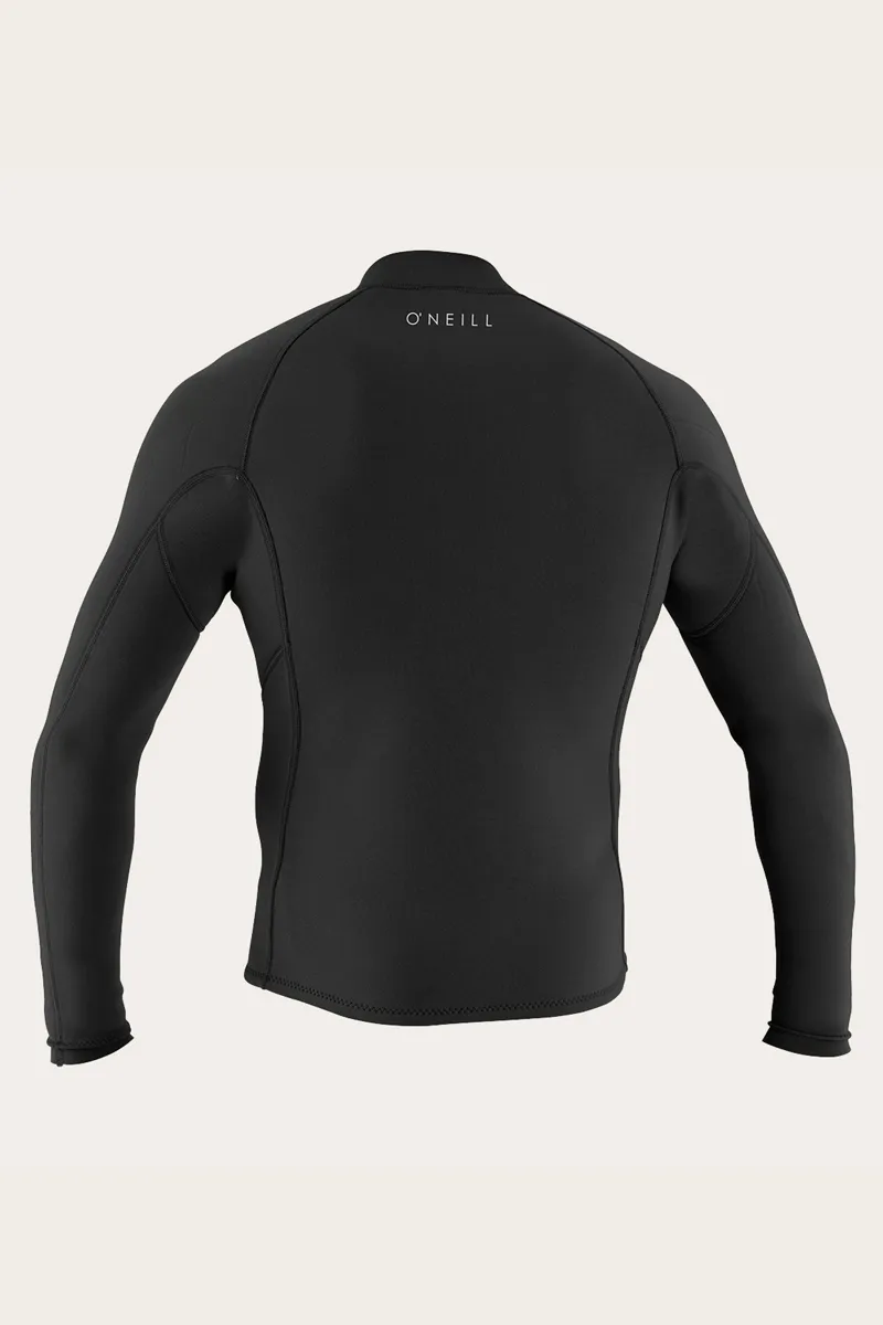 O'Neill Clothing Reactor-2 1.5mm Front Zip Long Sleeve Jacket in Black-1