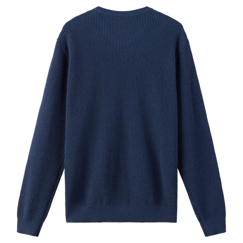 O'Neill O'Riginals Roscoe Waffle Sweater in Navy-5