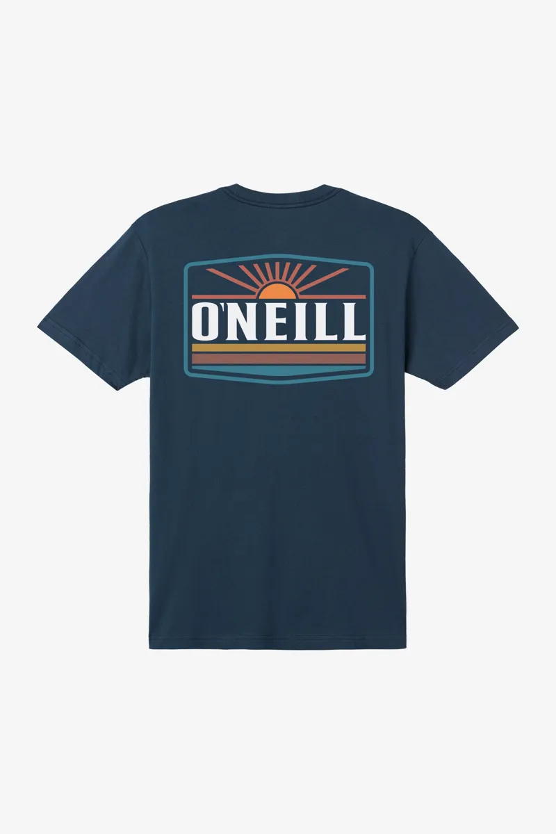 O'Neill Clothing Sun Supply Tee in New Navy-2