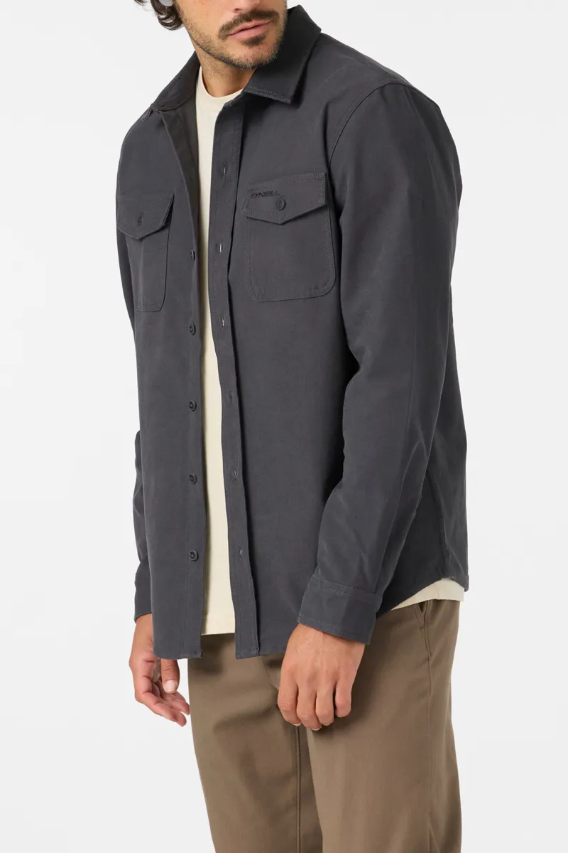 O'Neill Clothing Unified Overshirt in Phantom-2