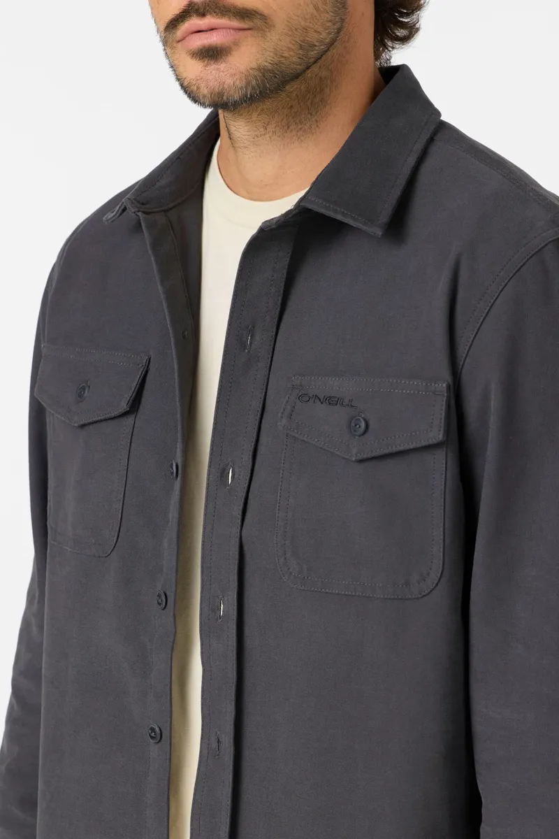 O'Neill Clothing Unified Overshirt in Phantom-4