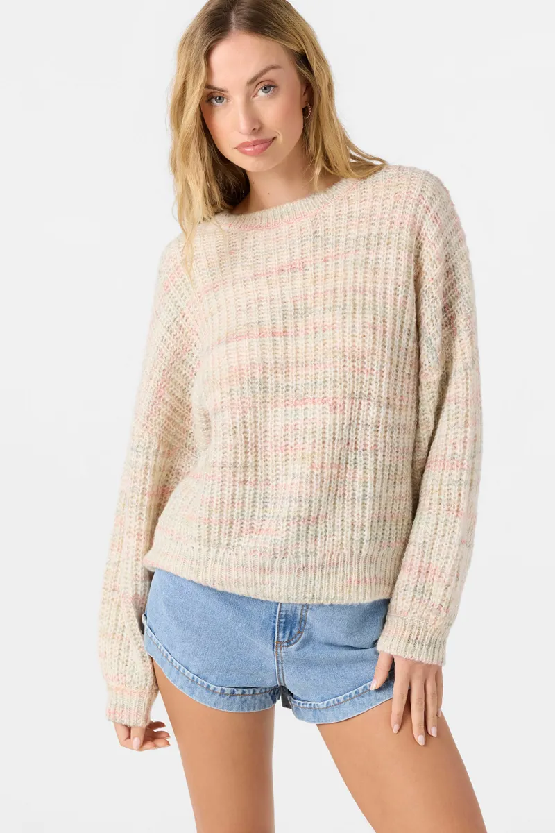 O'Neill Clothing Women's Bayou Sweater in Multi Color-1