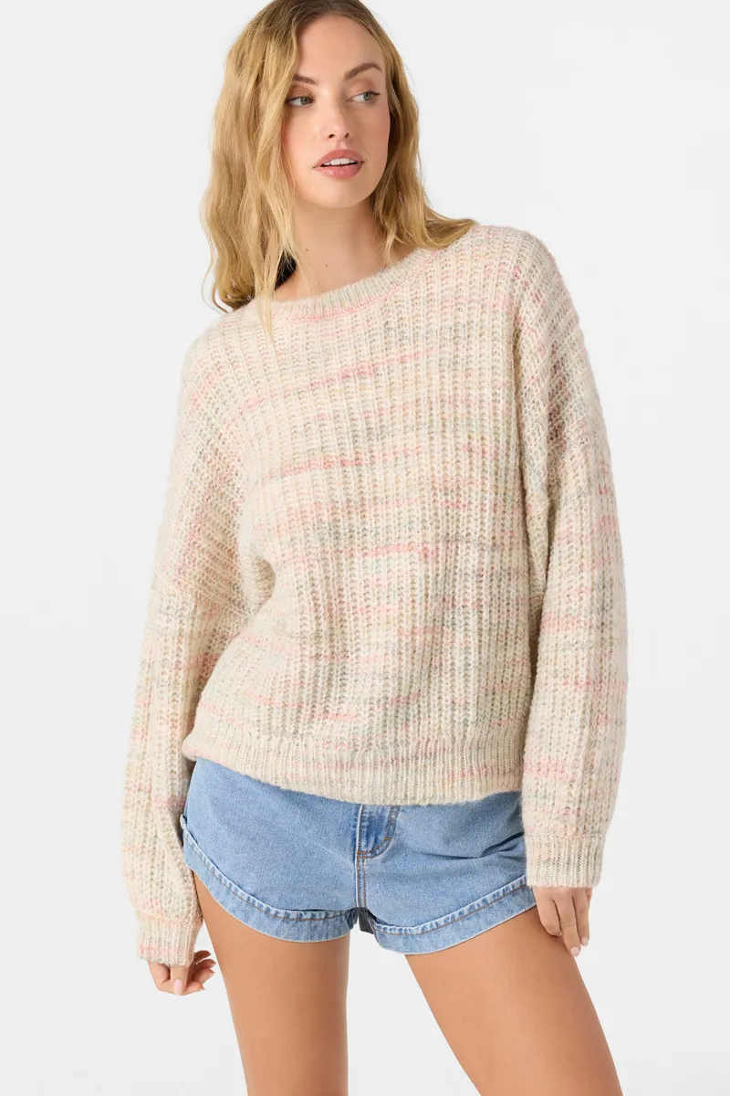 O'Neill Clothing Women's Bayou Sweater in Multi Color-2