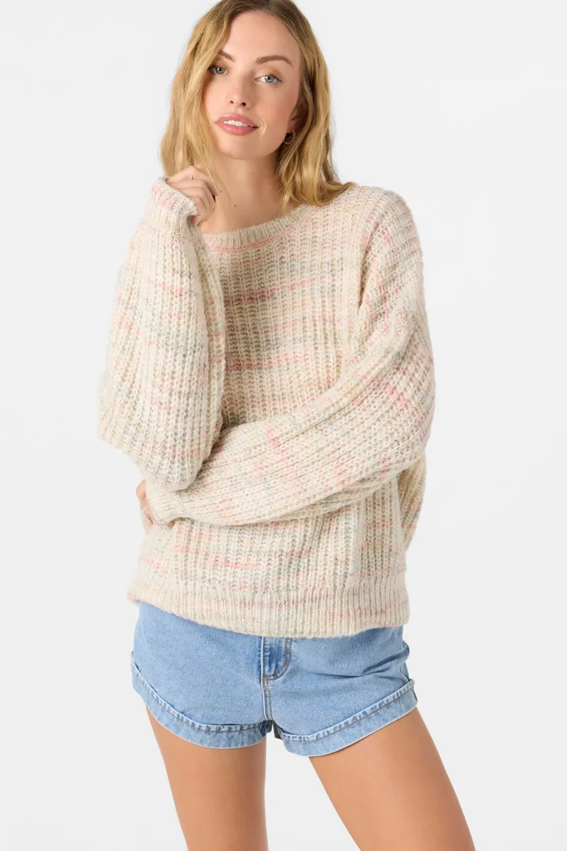 O'Neill Clothing Women's Bayou Sweater in Multi Color-3