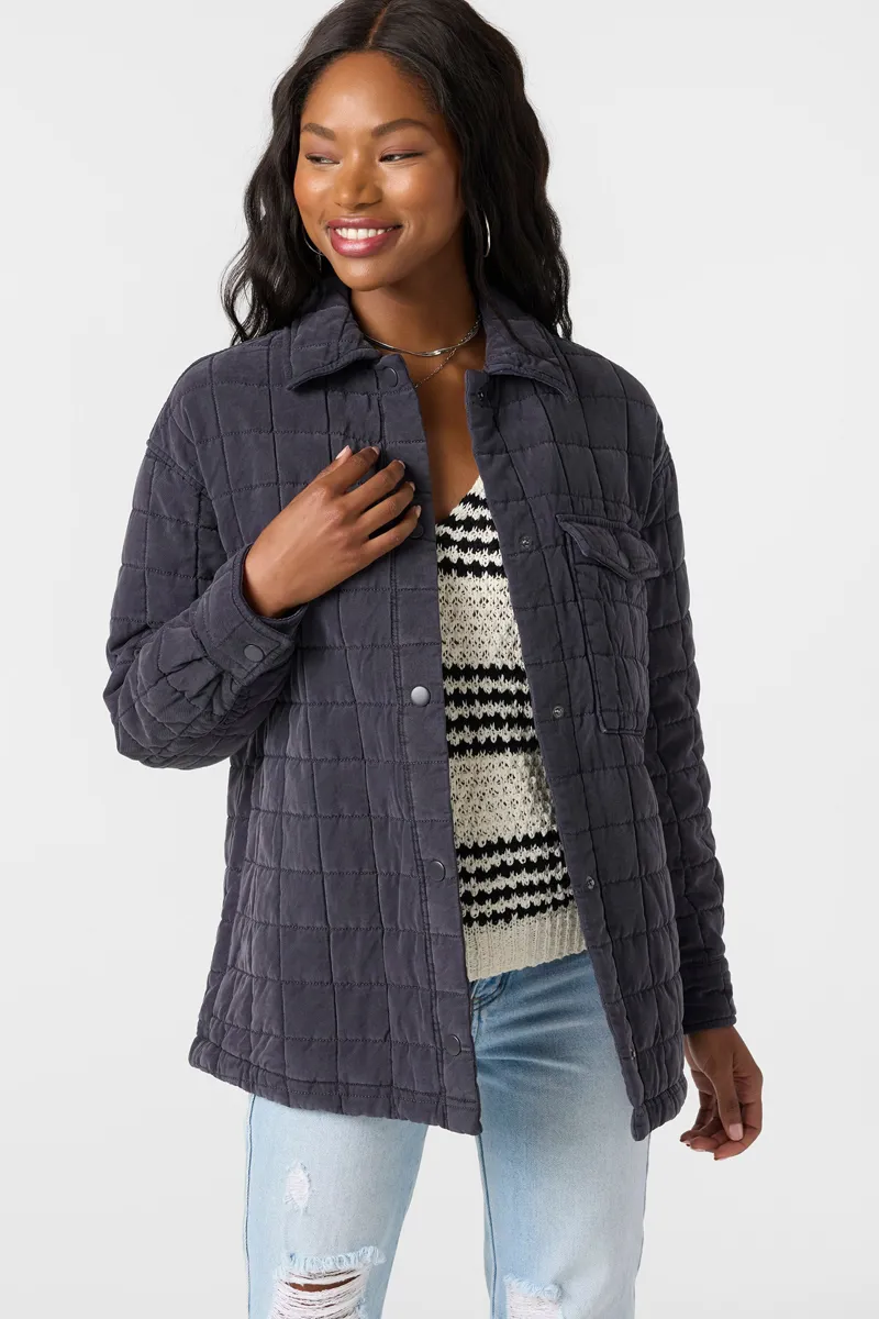 O'Neill Clothing Women's Rya Jacket in Washed Black-1