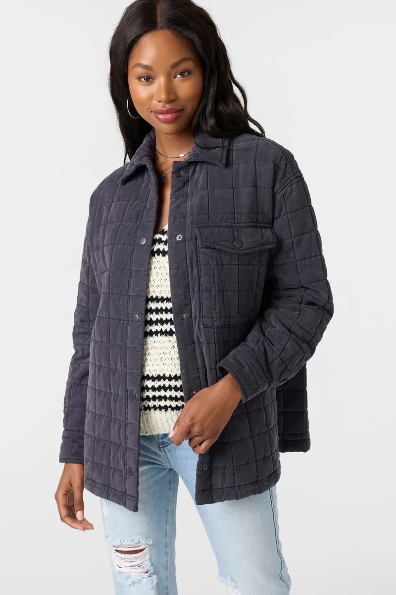 O'Neill Clothing Women's Rya Jacket in Washed Black-2
