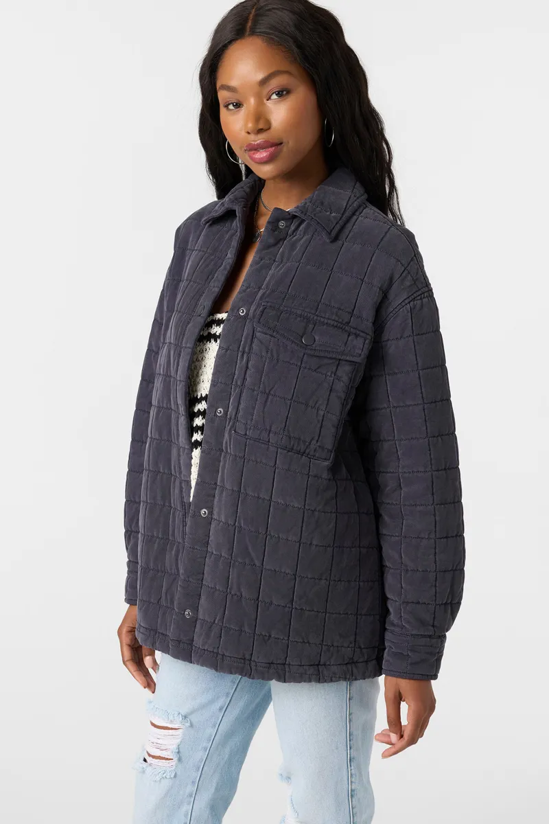 O'Neill Clothing Women's Rya Jacket in Washed Black-3