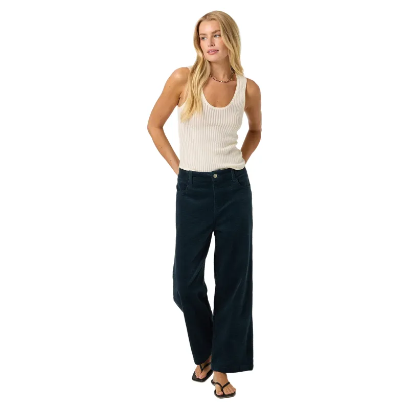 O'Neill Clothing Women's Langford Cord Pant in Slate-1