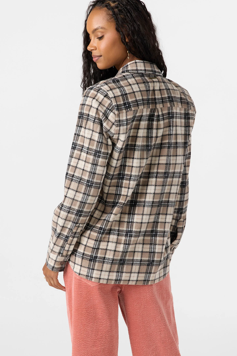 O'Neill Clothing Women's Zuma Superfleece Top in Dune-2