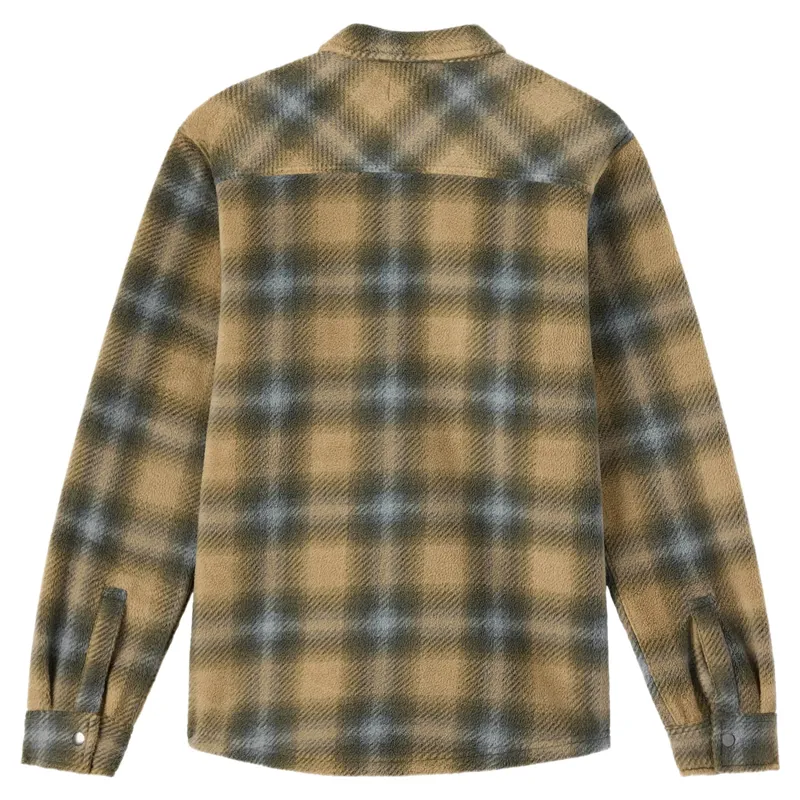 O'Neill Glacier Plaid Superfleece Long Sleeve Shirt in Twill-1