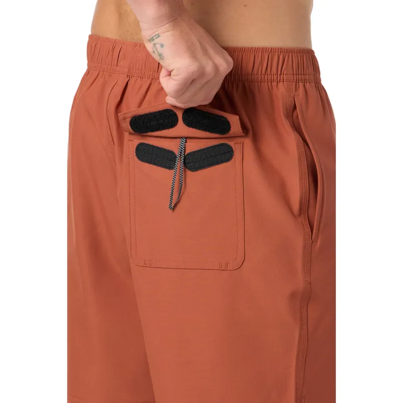 O'Neill Lennox Hermosa Solid Volley 17 inch Swim Trunks in Chutney-5