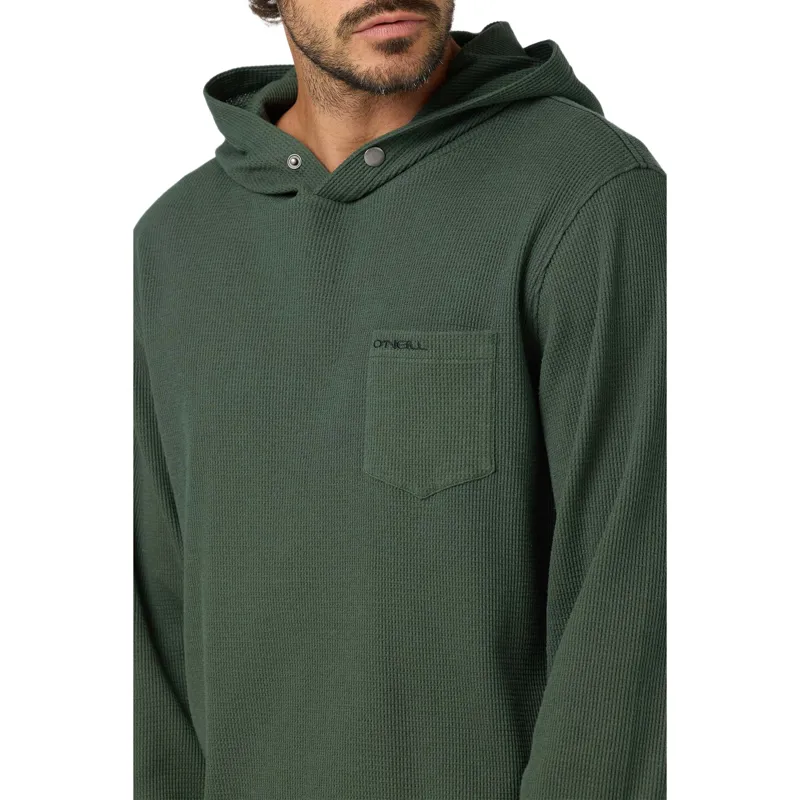 O'Neill Overland Hooded Thermal Long Sleeve Pullover Hunter Green-4