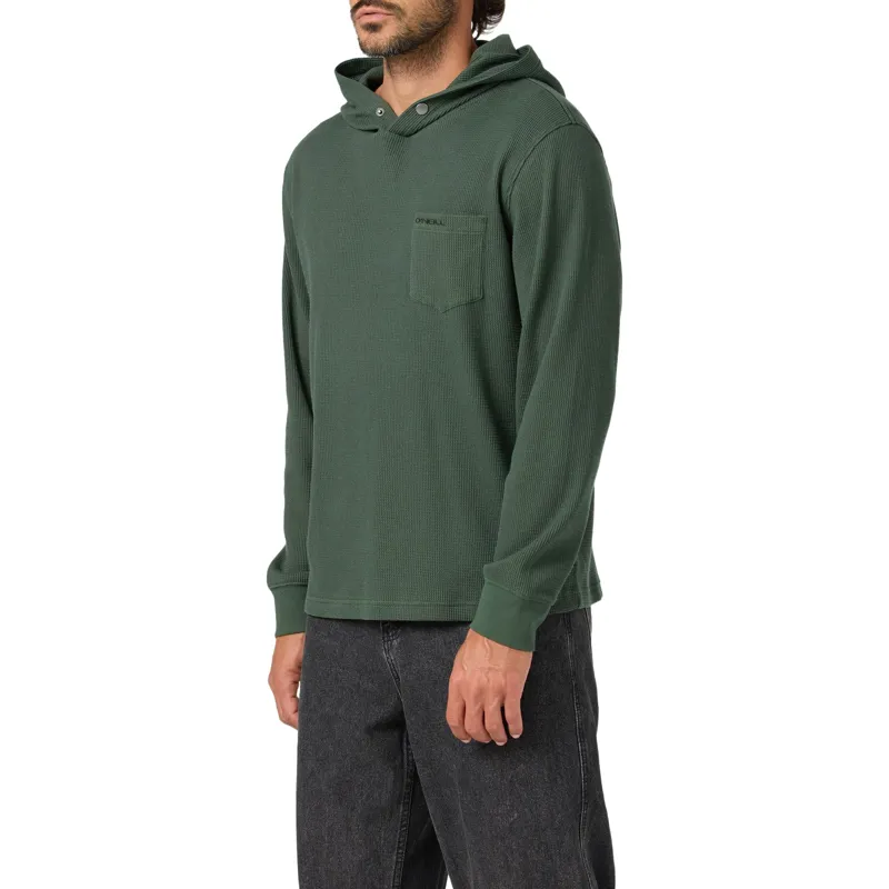 O'Neill Overland Hooded Thermal Long Sleeve Pullover Hunter Green-2