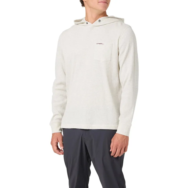 O'Neill Overland Hooded Thermal Long Sleeve Pullover Oatmeal Heather-2