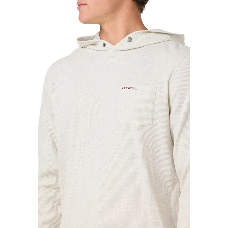 O'Neill Overland Hooded Thermal Long Sleeve Pullover Oatmeal Heather-4