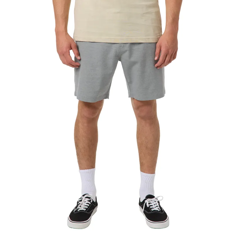 O'Neill Reserve Light Check Hybrid Shorts 18 inch in Dark Shadow-1