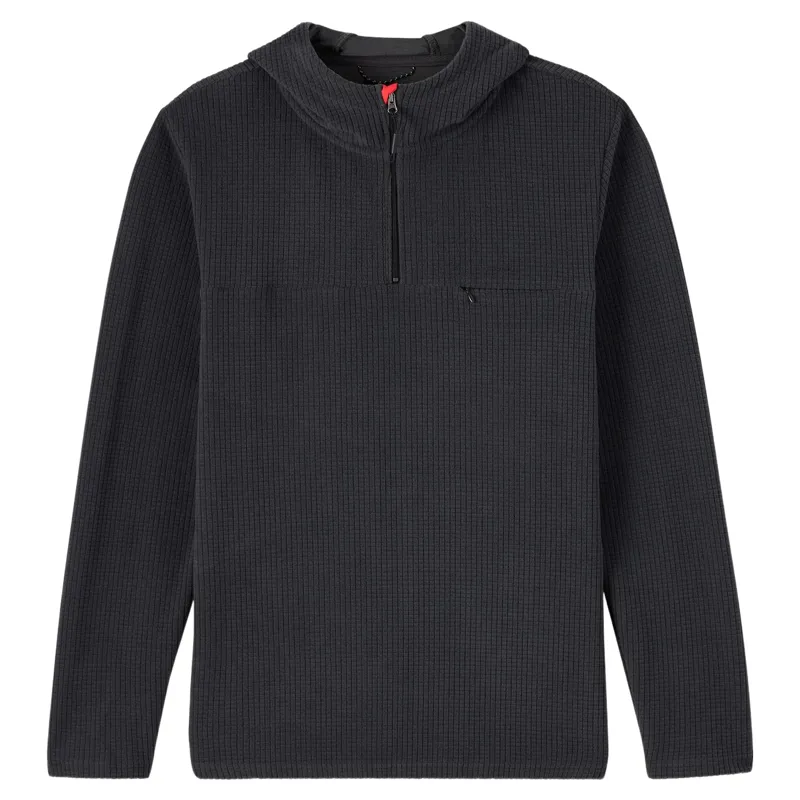 O'Neill TRVLR Hooded Quarter Zip Long Sleeve Pullover in Phantom
