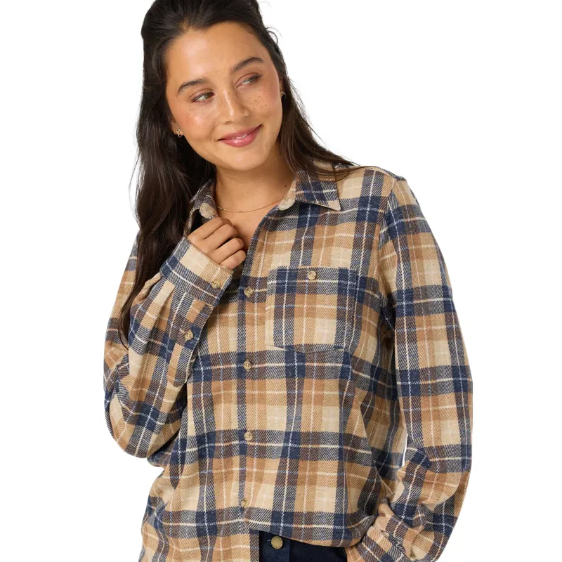 O'Neill Women's Jorgina Long Sleeve Knit Top in Woodshack-5