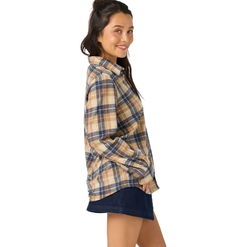 O'Neill Women's Jorgina Long Sleeve Knit Top in Woodshack-4