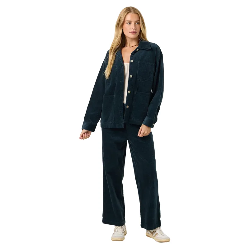 O'Neill Women's Langford Shacket in Slate-1