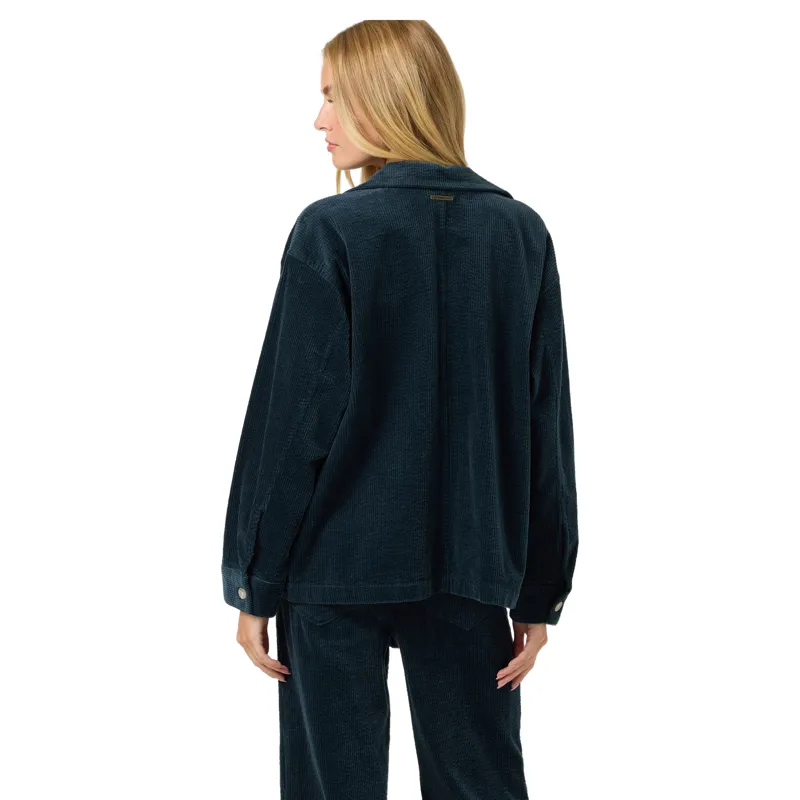 O'Neill Women's Langford Shacket in Slate-3