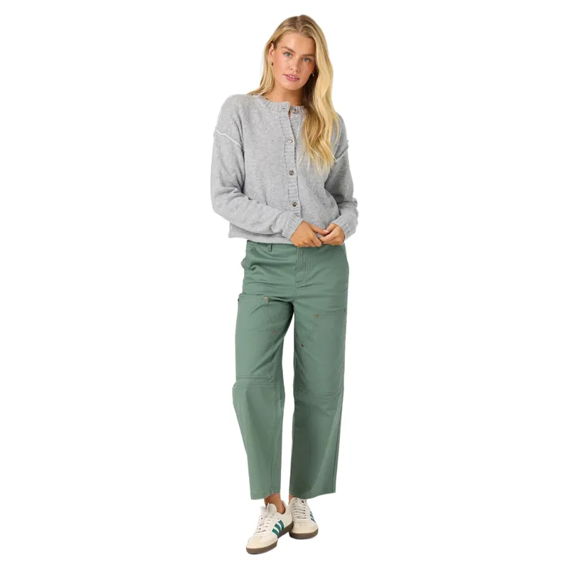 O'Neill Women's O'Riginals Calder Long Sleeve Cardigan in Heather Ash-1