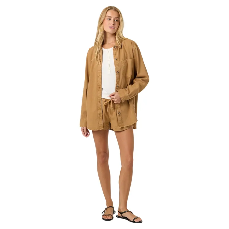 O'Neill Women's Sevie Shacket in Woodshack-1