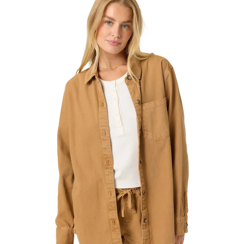 O'Neill Women's Sevie Shacket in Woodshack-5