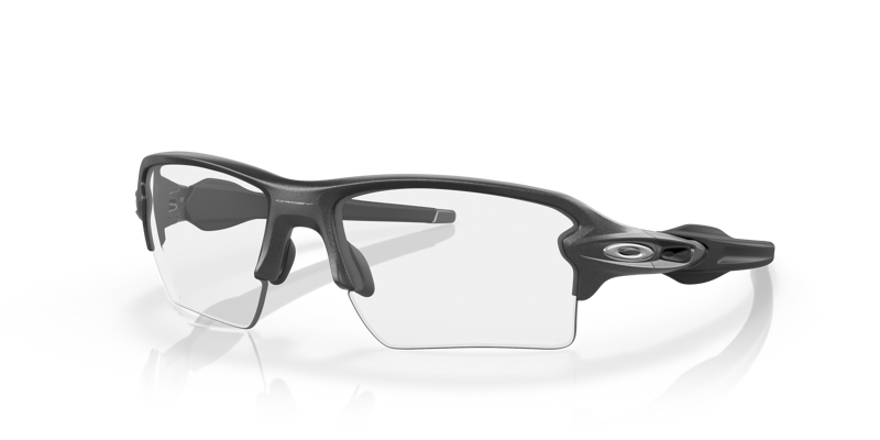 Oakley Flak 2.0 XL Steel Frame Clear to Black Iridium Photochromic