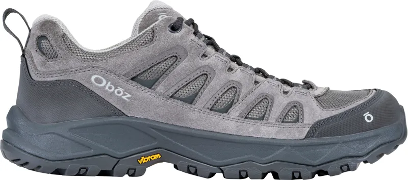 Oboz Sawtooth Ascent Low Hiking Shoe in Hazy Gray
