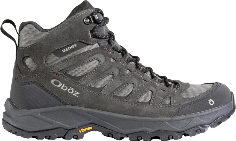 Oboz Sawtooth Ascent Mid Waterproof Boot in Charcoal
