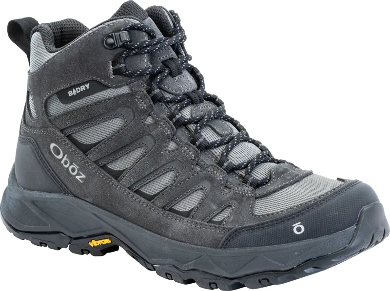 Oboz Sawtooth Ascent Mid Waterproof Boot in Charcoal-1