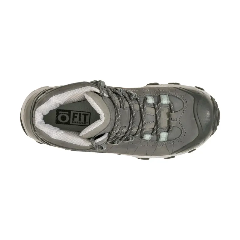 Oboz Women's Bridger Mid B-Dry in Hazy Gray-2