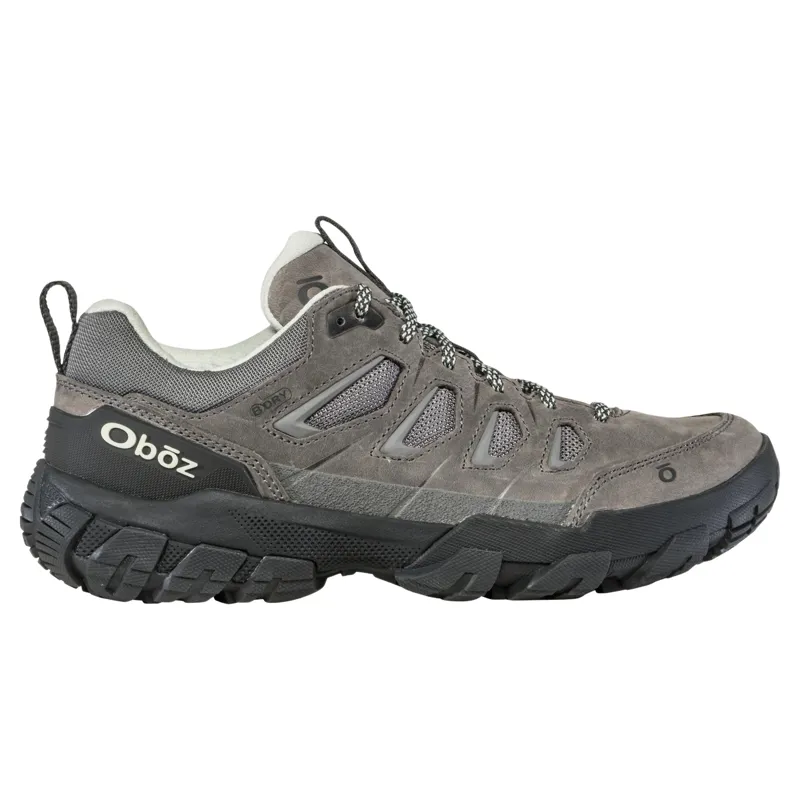 Oboz Women's Sawtooth X Low Waterproof Hiking Shoe in Hazy Gray