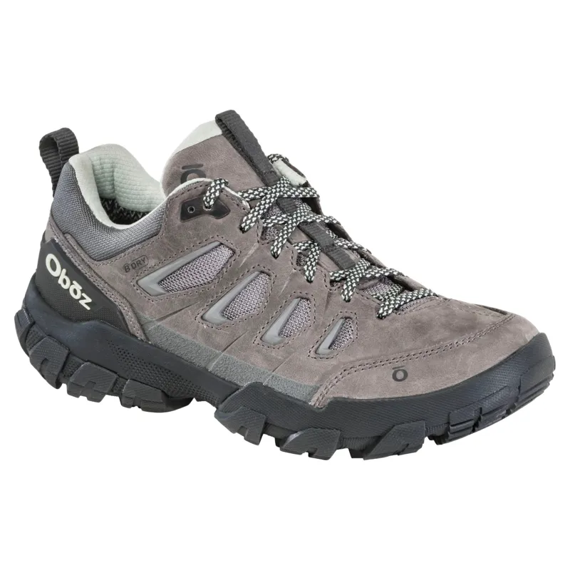 Oboz Women's Sawtooth X Low Waterproof Hiking Shoe in Hazy Gray-1