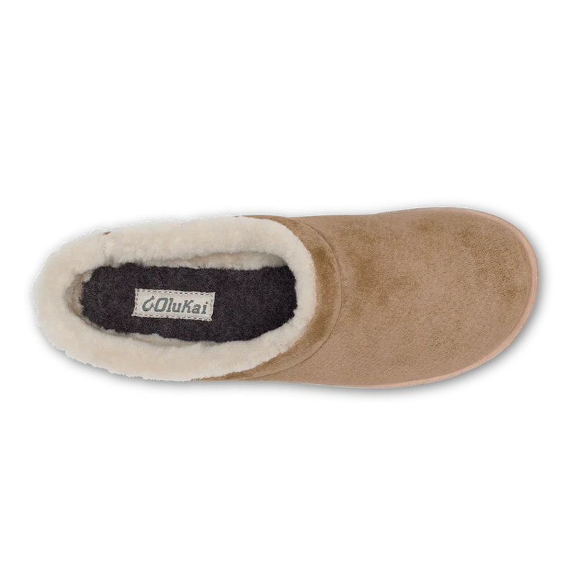 Olukai Women's Mani Mule Slipper in Tan/Golden Sand-1