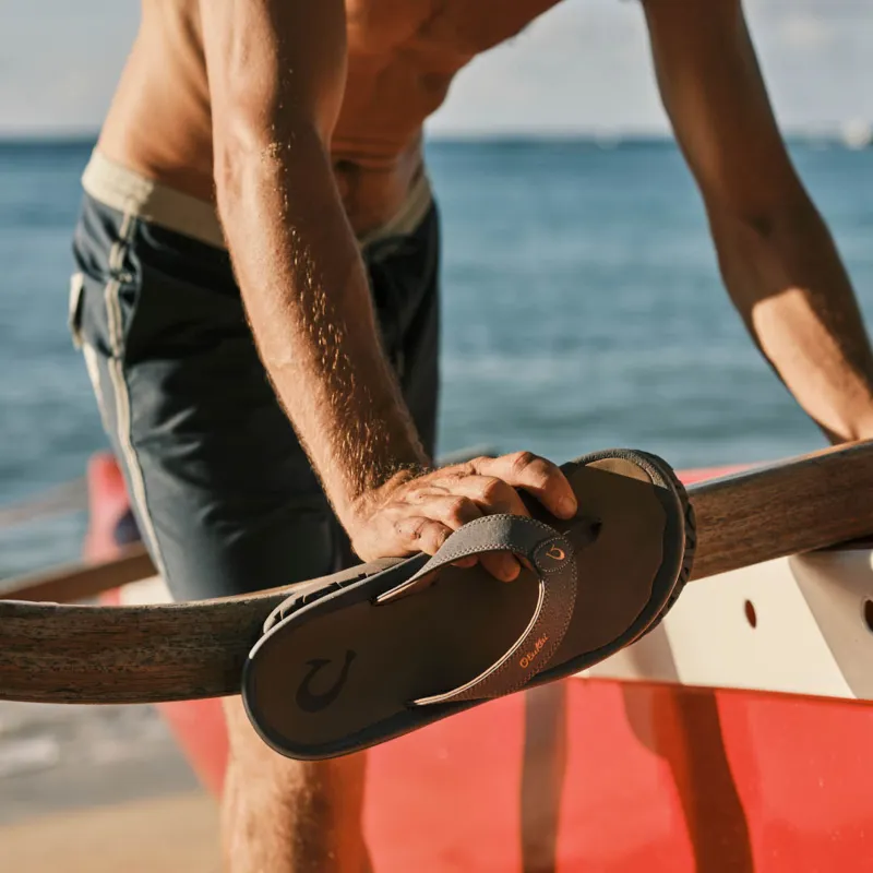 Olukai Ohana in Tan and Dark Java-6