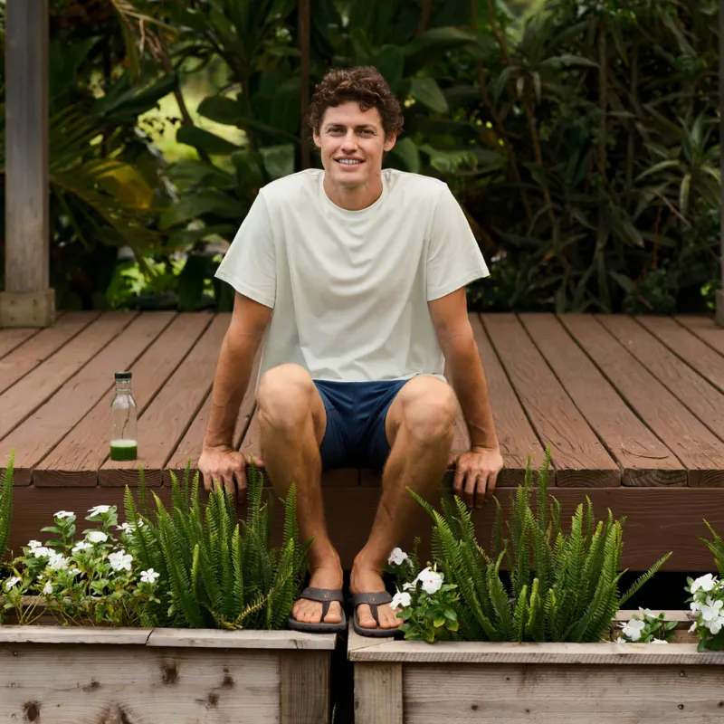 Olukai Ohana in Tan and Dark Java-7