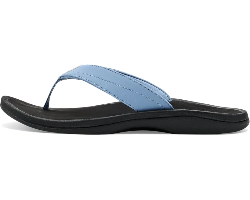 OluKai Women's Ohana Sandal in Ocean Fog/Black-1