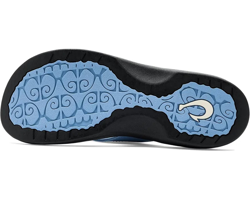 OluKai Women's Ohana Sandal in Ocean Fog/Black-6